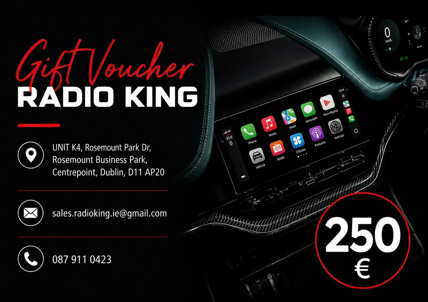 Radio King Gift Voucher — €250