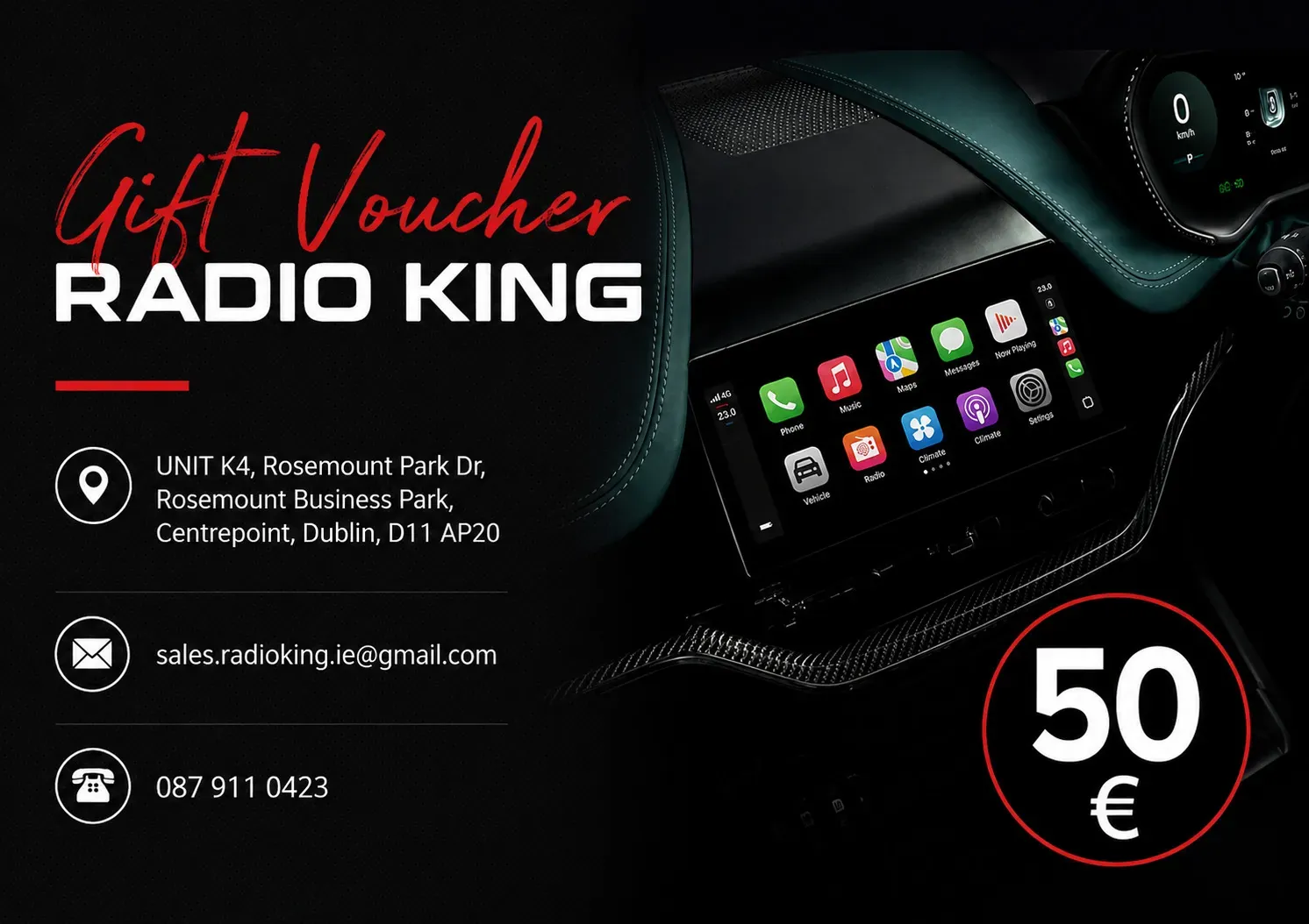 Radio King Gift Voucher — €50