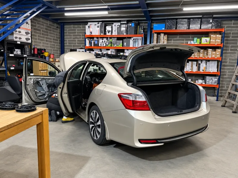 Honda Accord Soundproofing & Audio Upgrade — photo 1