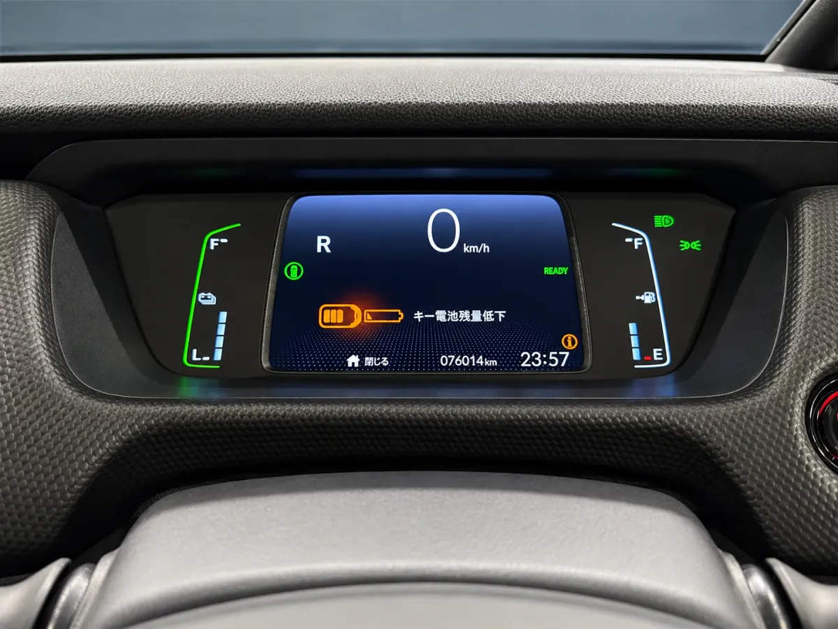 Honda Fit GR3 2020–2024 Dashboard Conversion — Japanese to English — before, factory system