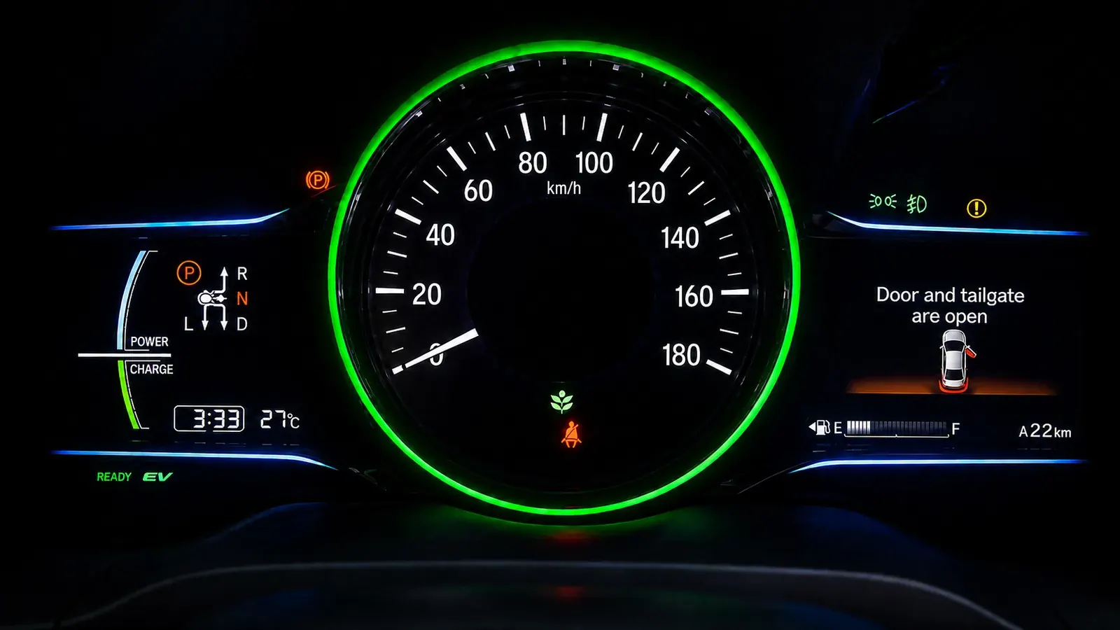 Honda hybrid instrument cluster converted to clean English menus by Radio King Dublin