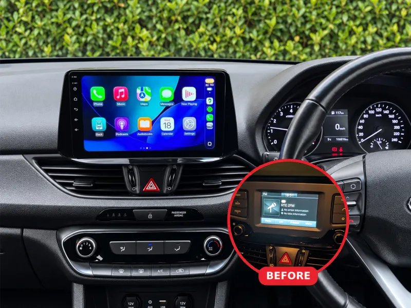 Hyundai i30 Apple CarPlay & Android Auto Radio (2017–2020)