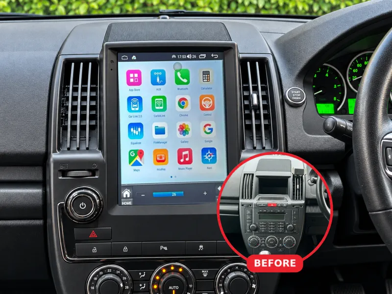 Land Rover Freelander 1 Apple CarPlay & Android Auto Radio