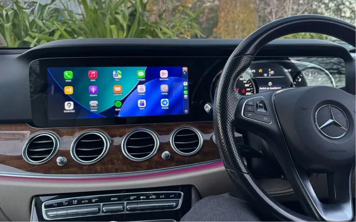 Mercedes C-Class Apple CarPlay and Android Auto factory system upgrade in Dublin