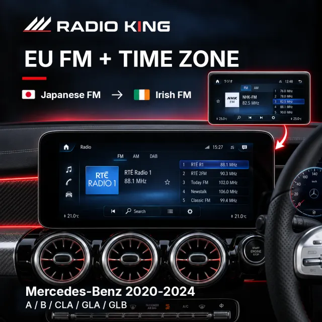 Mercedes-Benz EU FM & Time Zone Conversion 2020–2024
