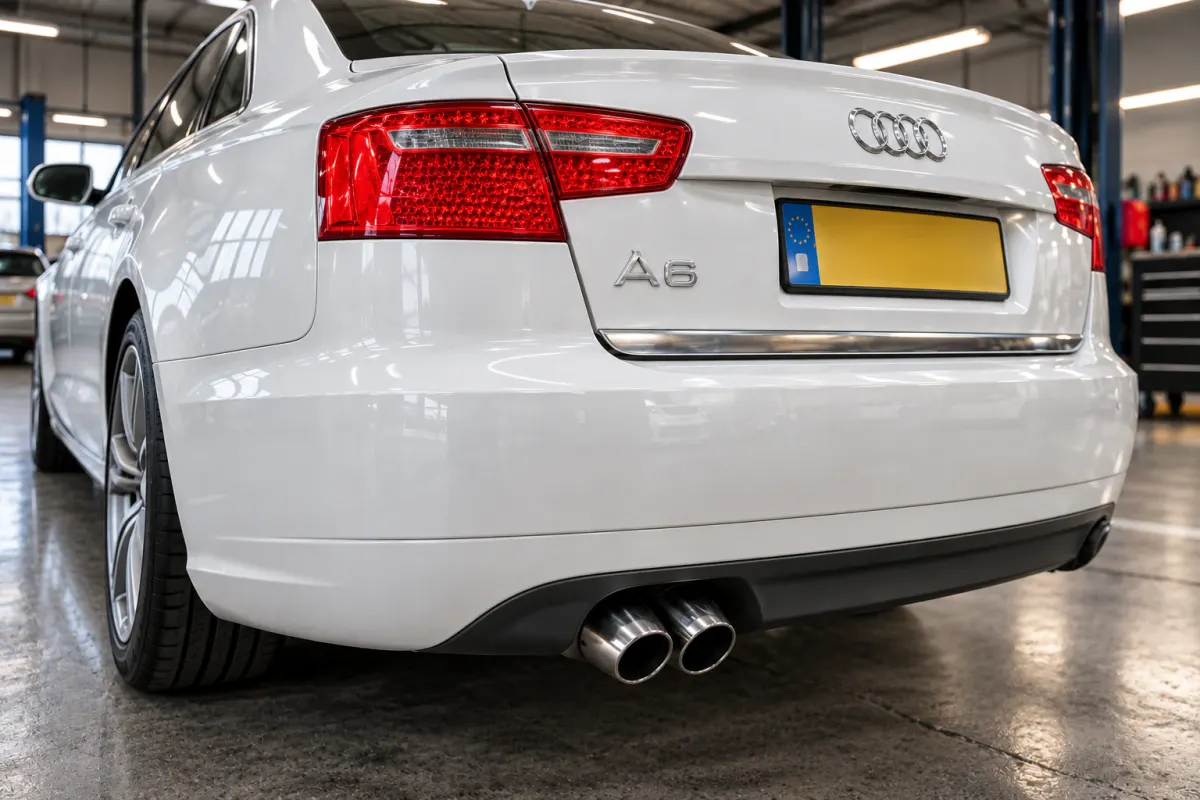 Parking Sensors Install — Audi A6 — before, factory system