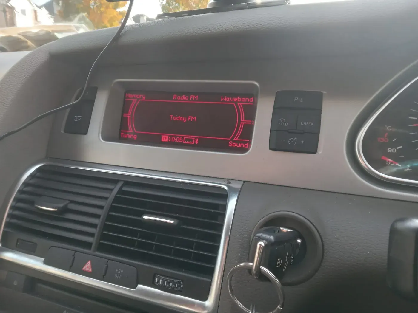 Parking Sensors Install — Audi Q7 — before, factory system
