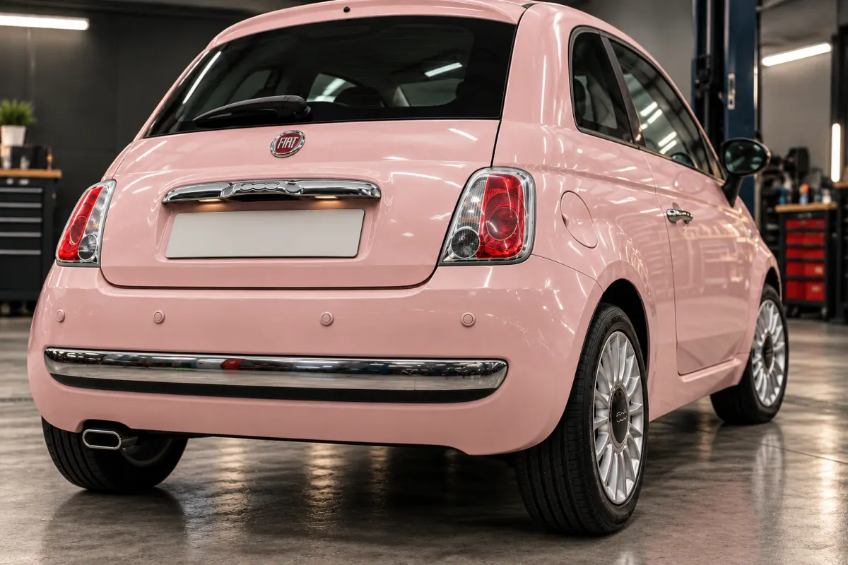 Parking Sensors Install — Fiat 500 — after, new install