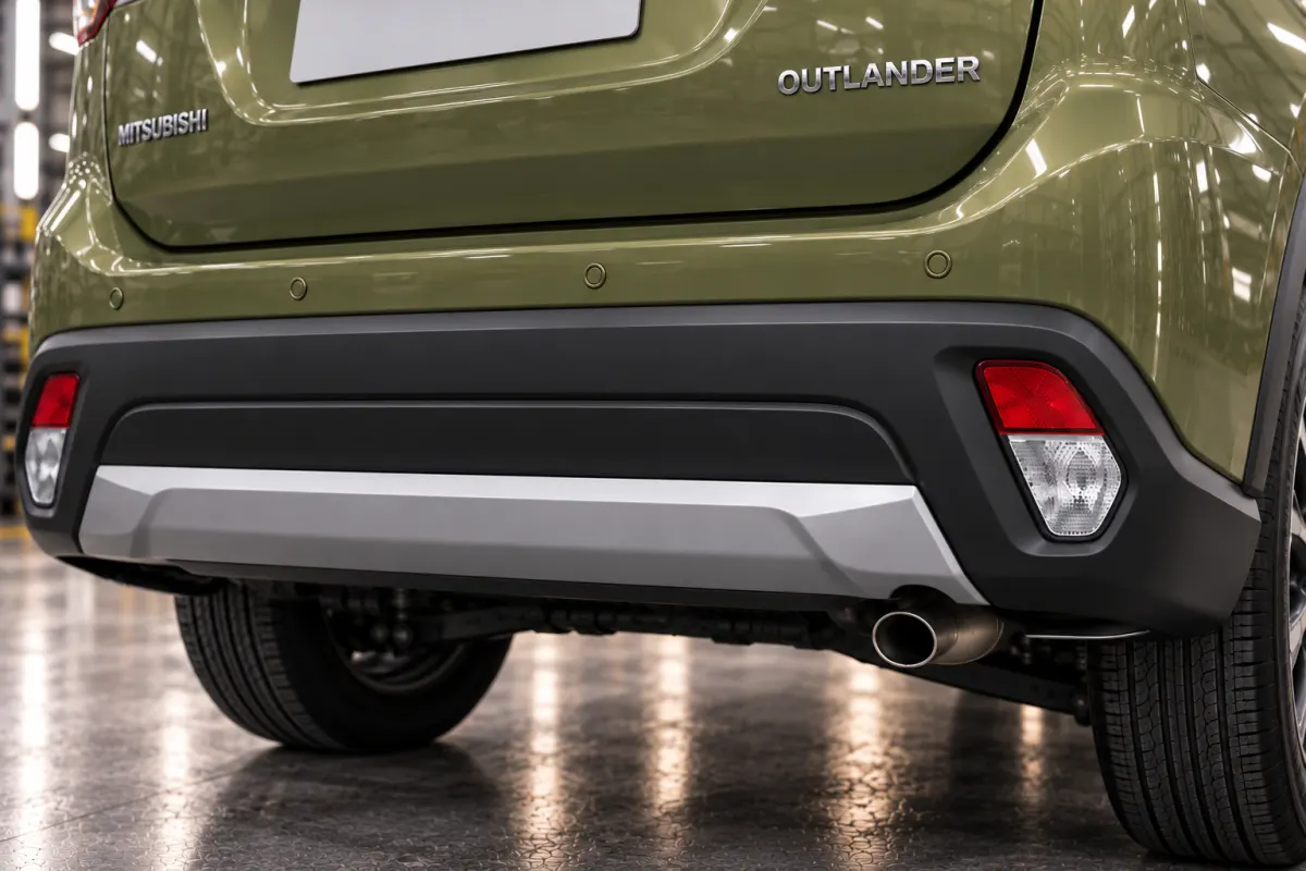 Parking Sensors Install — Mitsubishi Outlander — after, new install
