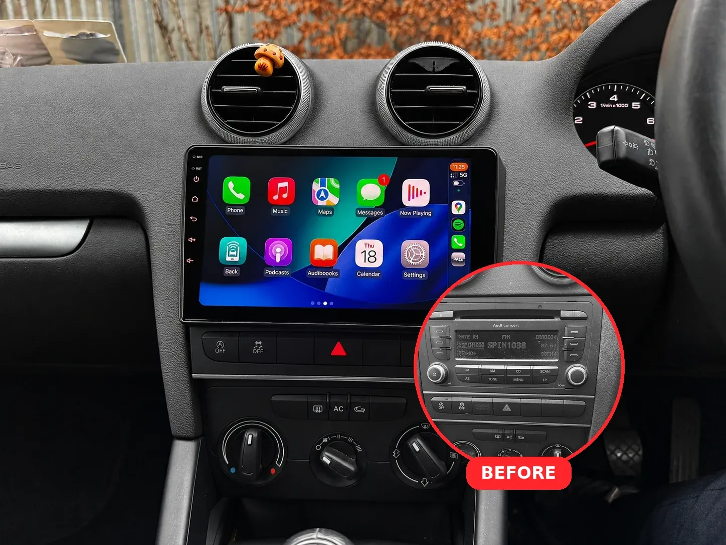 Audi A3 Apple CarPlay & Android Auto Radio