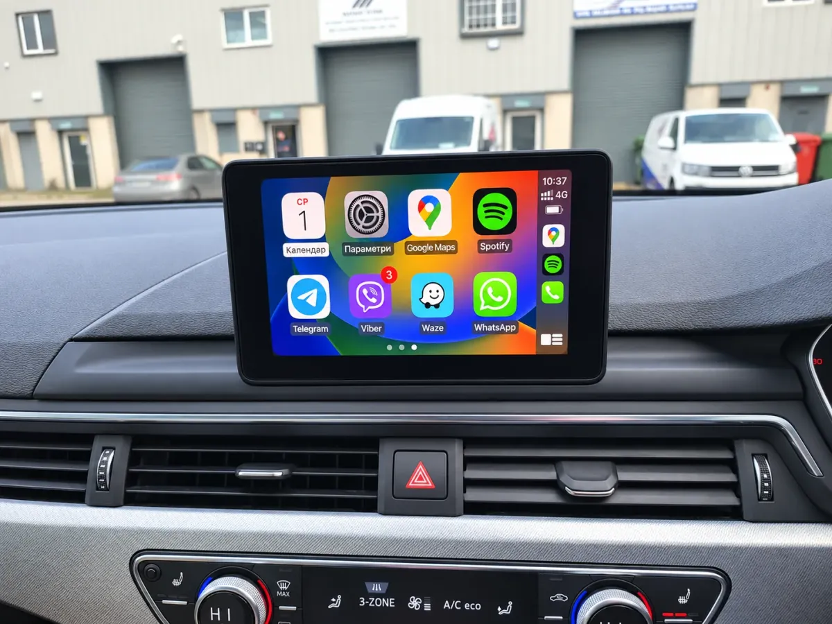 Apple CarPlay & Android Auto — Audi A4