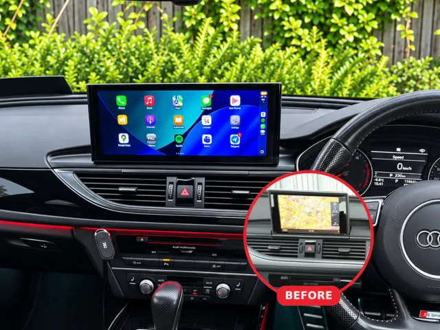 Audi A6 Apple CarPlay & Android Auto Radio