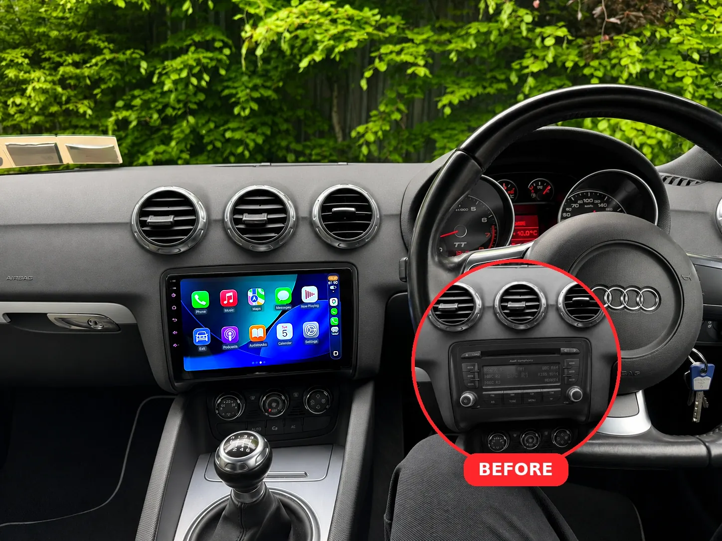 Audi TT Apple CarPlay & Android Auto Radio