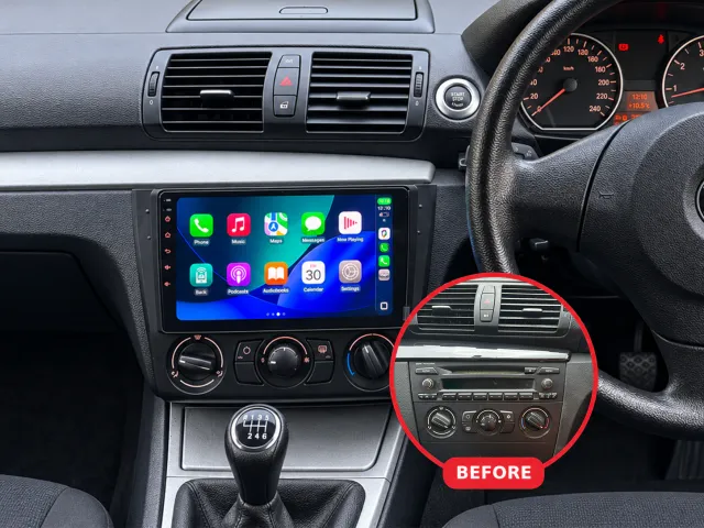 BMW 1 Series Apple CarPlay & Android Auto Radio