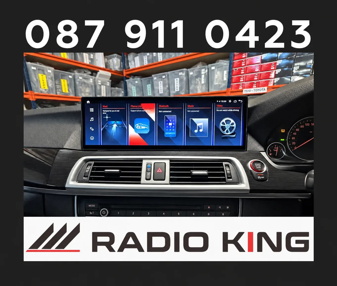 BMW F10 — Apple CarPlay & Android Auto — photo 2