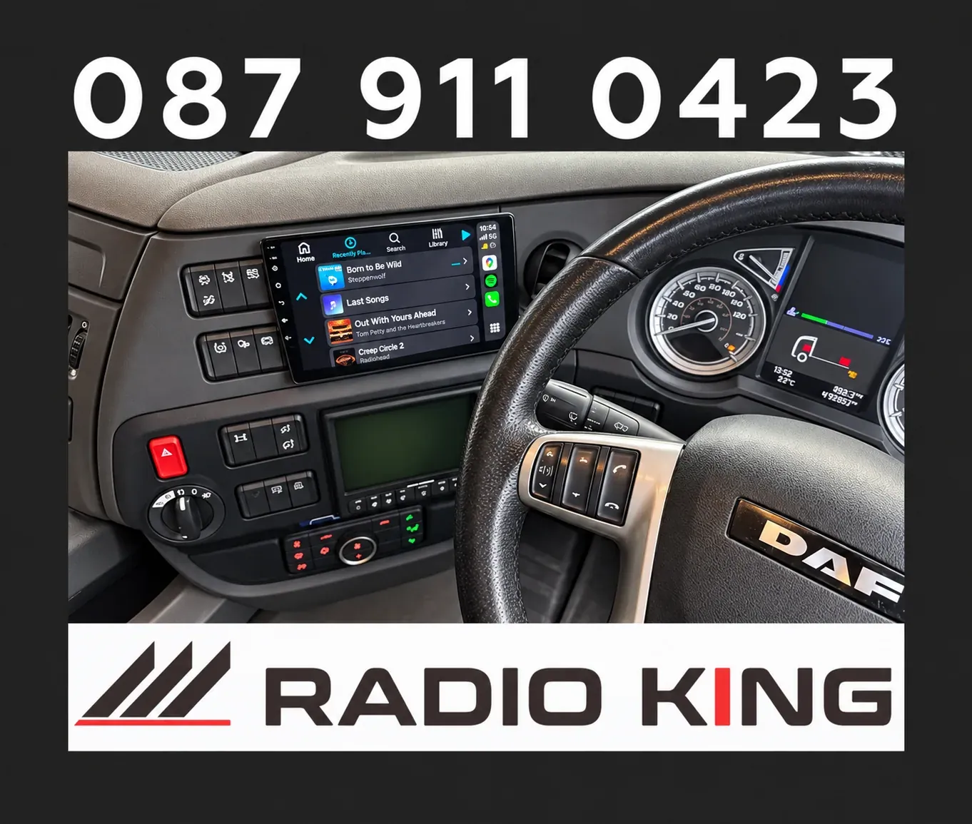 Premium CarPlay Daf Trucks Android Auto Radio — photo 6