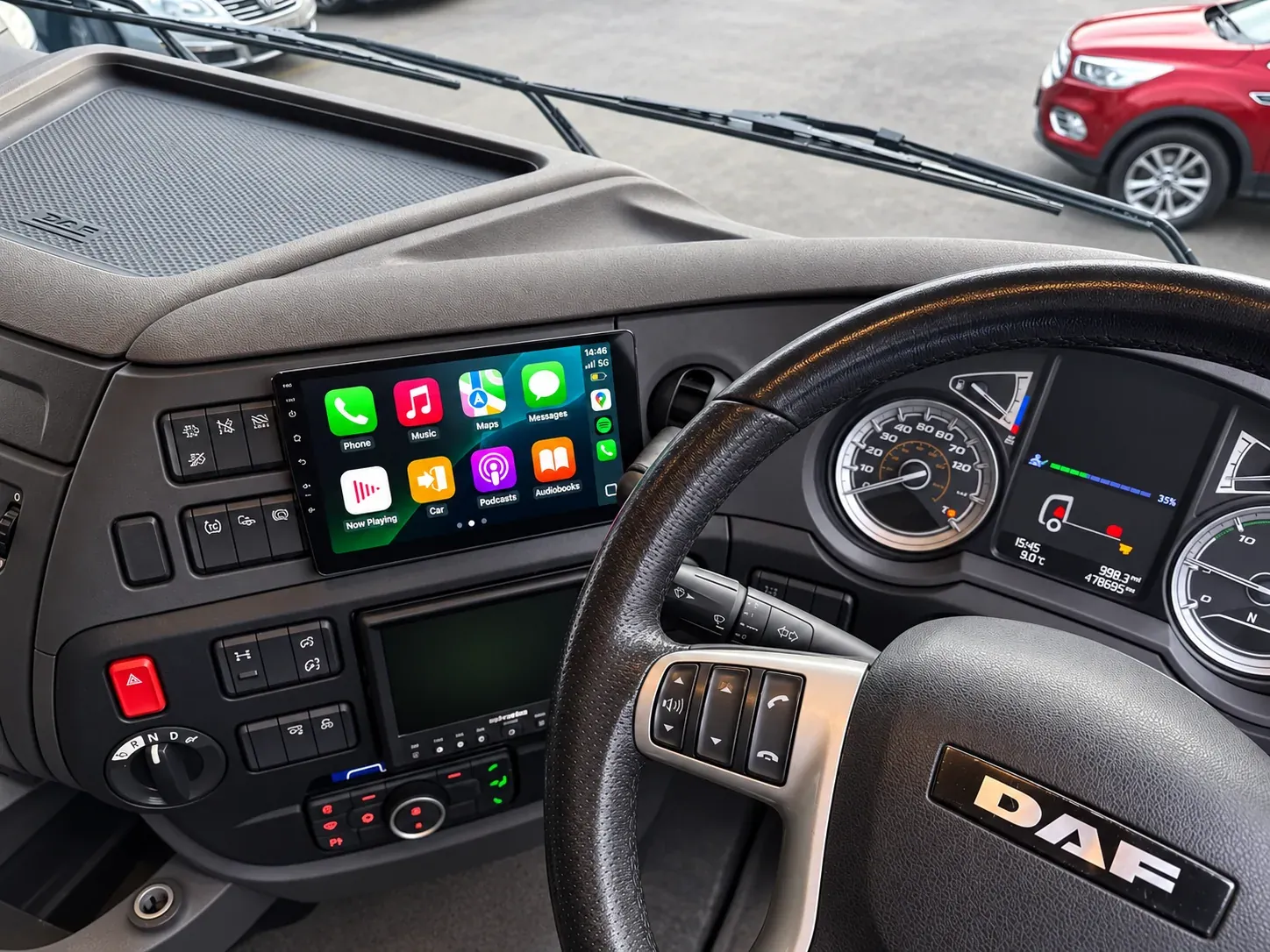Premium CarPlay Daf Trucks Android Auto Radio