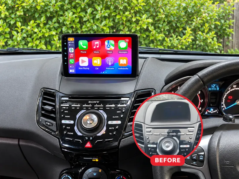 Ford Fiesta Apple CarPlay & Android Auto Radio