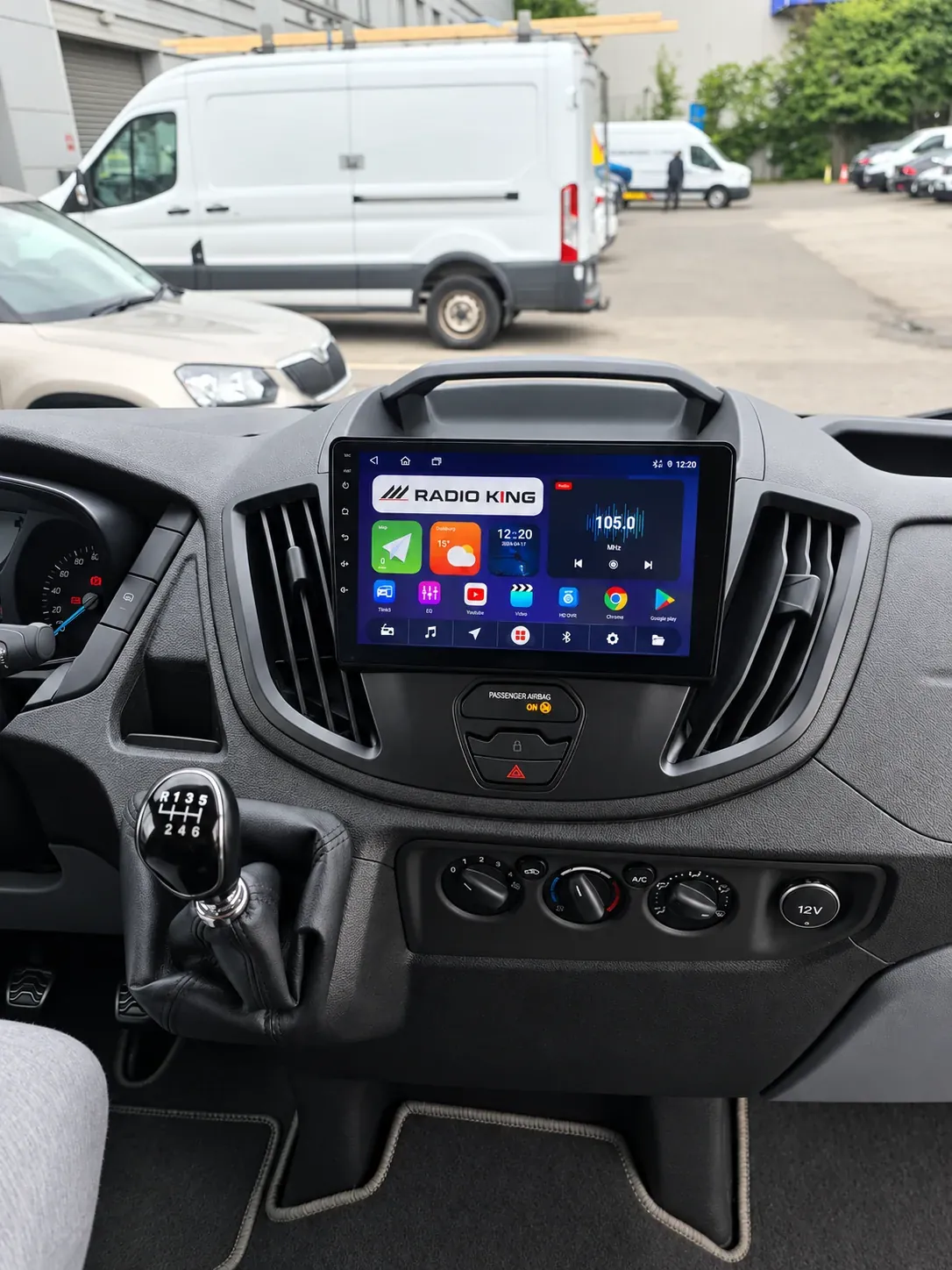 Apple CarPlay & Android Auto Upgrade — Ford Transit Challenger