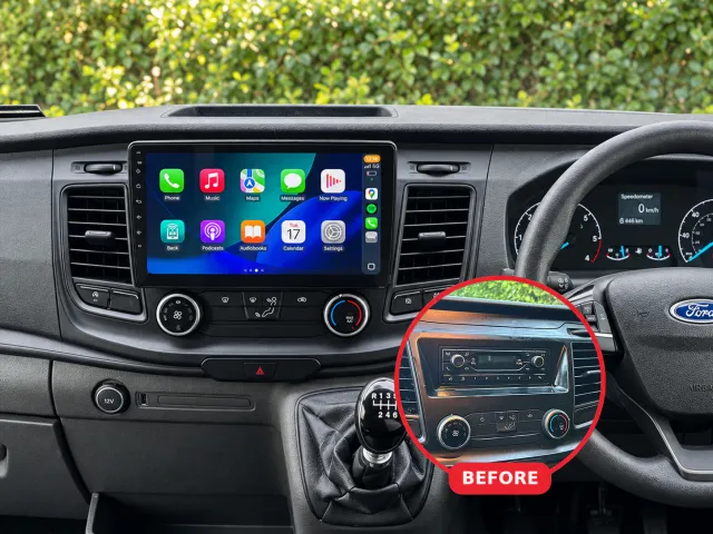 Ford Transit Custom Apple CarPlay & Android Auto Radio