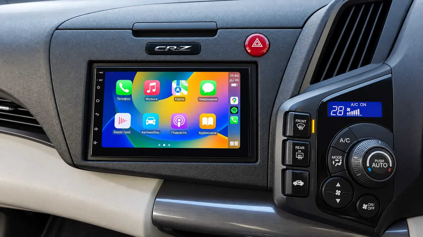 Apple CarPlay & Android Auto Upgrade — Honda CR Z