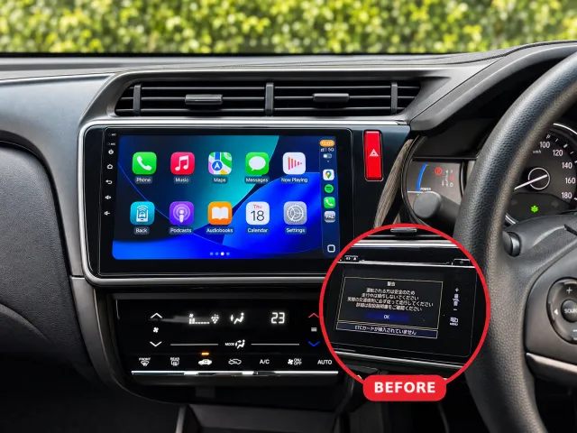 Honda Grace Apple CarPlay & Android Auto Radio