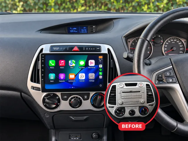 Hyundai i20 Apple CarPlay & Android Auto Radio (2008–2011)