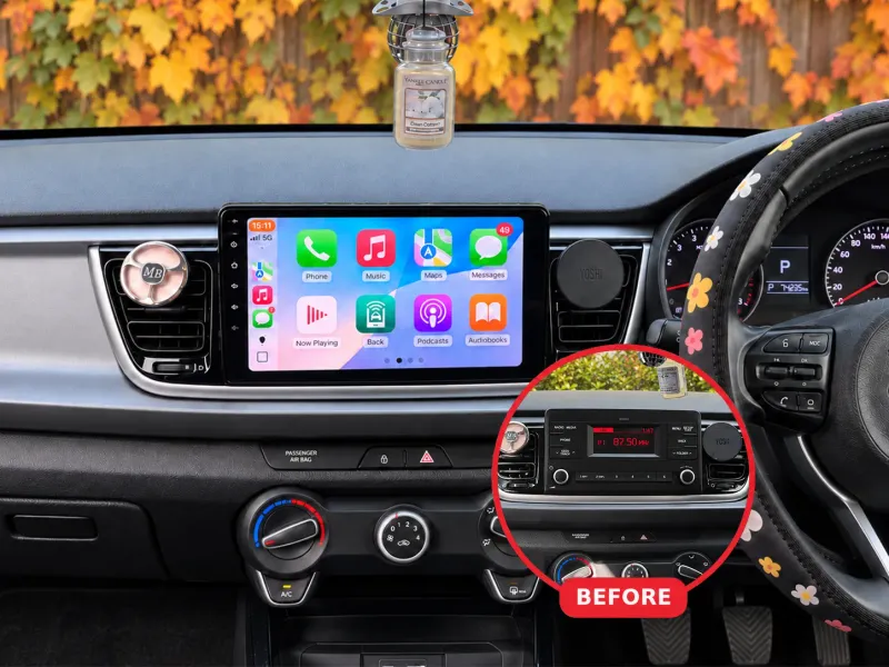 Kia Rio Apple CarPlay & Android Auto Radio (2017–2020)