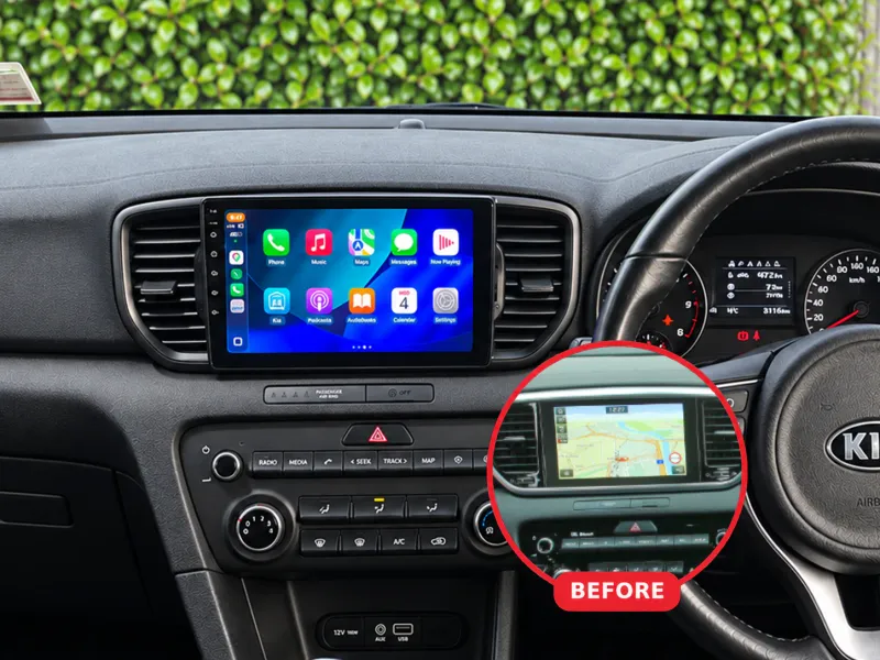 Kia Sportage Apple CarPlay & Android Auto Radio