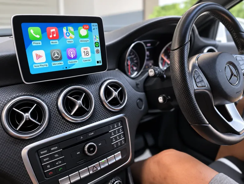 Apple CarPlay & Android Auto — Mercedes A B — photo 1