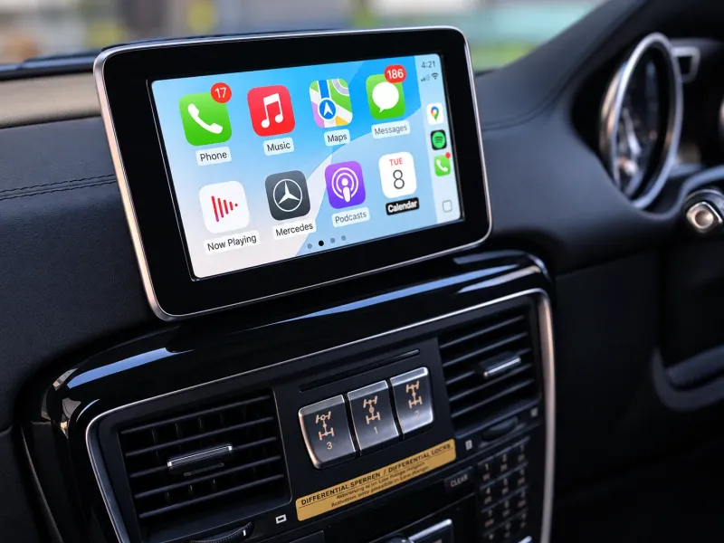 Apple CarPlay & Android Auto — Mercedes A B — photo 3