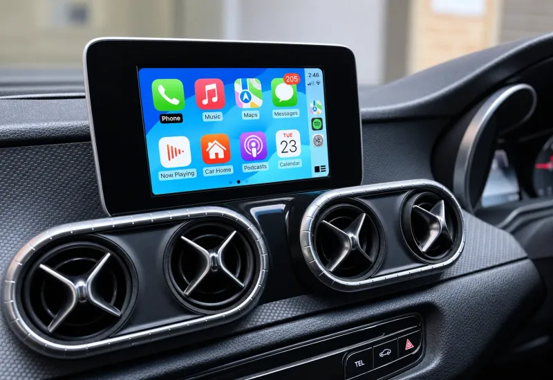Apple CarPlay & Android Auto — Mercedes A B — photo 4