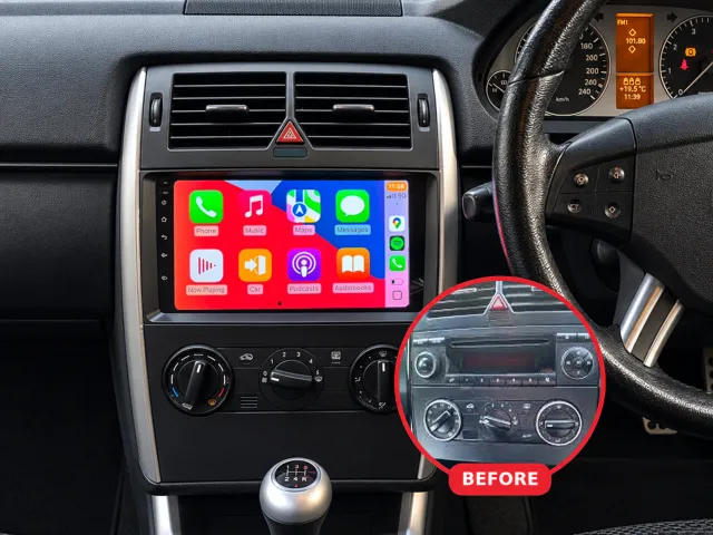 Mercedes-Benz B-Class B150 Apple CarPlay & Android Auto Radio