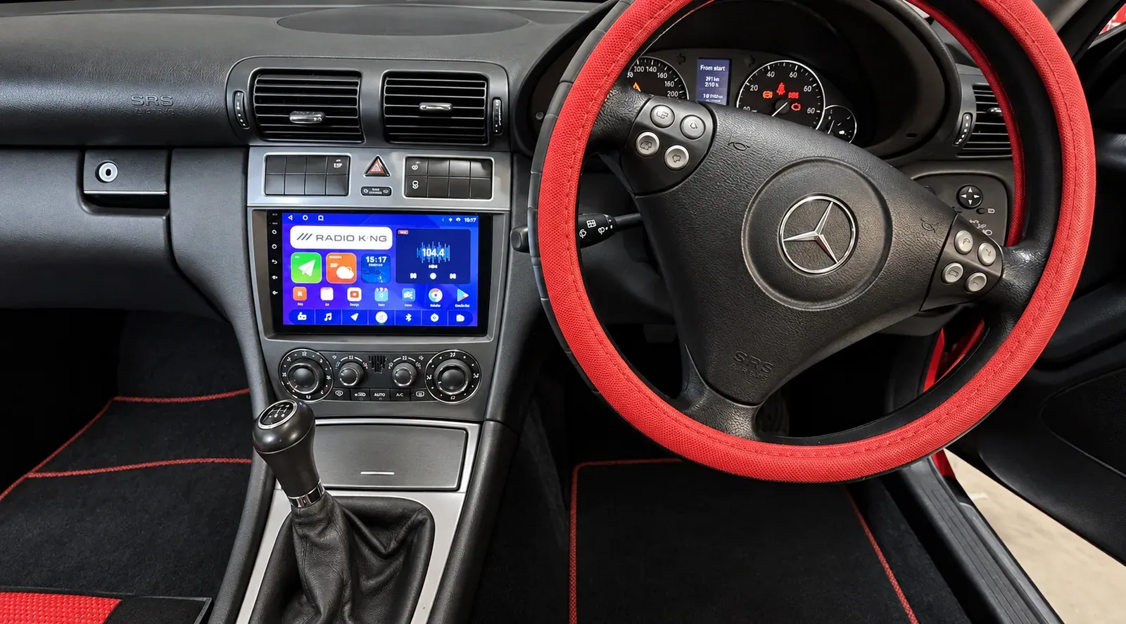 Apple CarPlay & Android Auto Upgrade — Mercedes C180