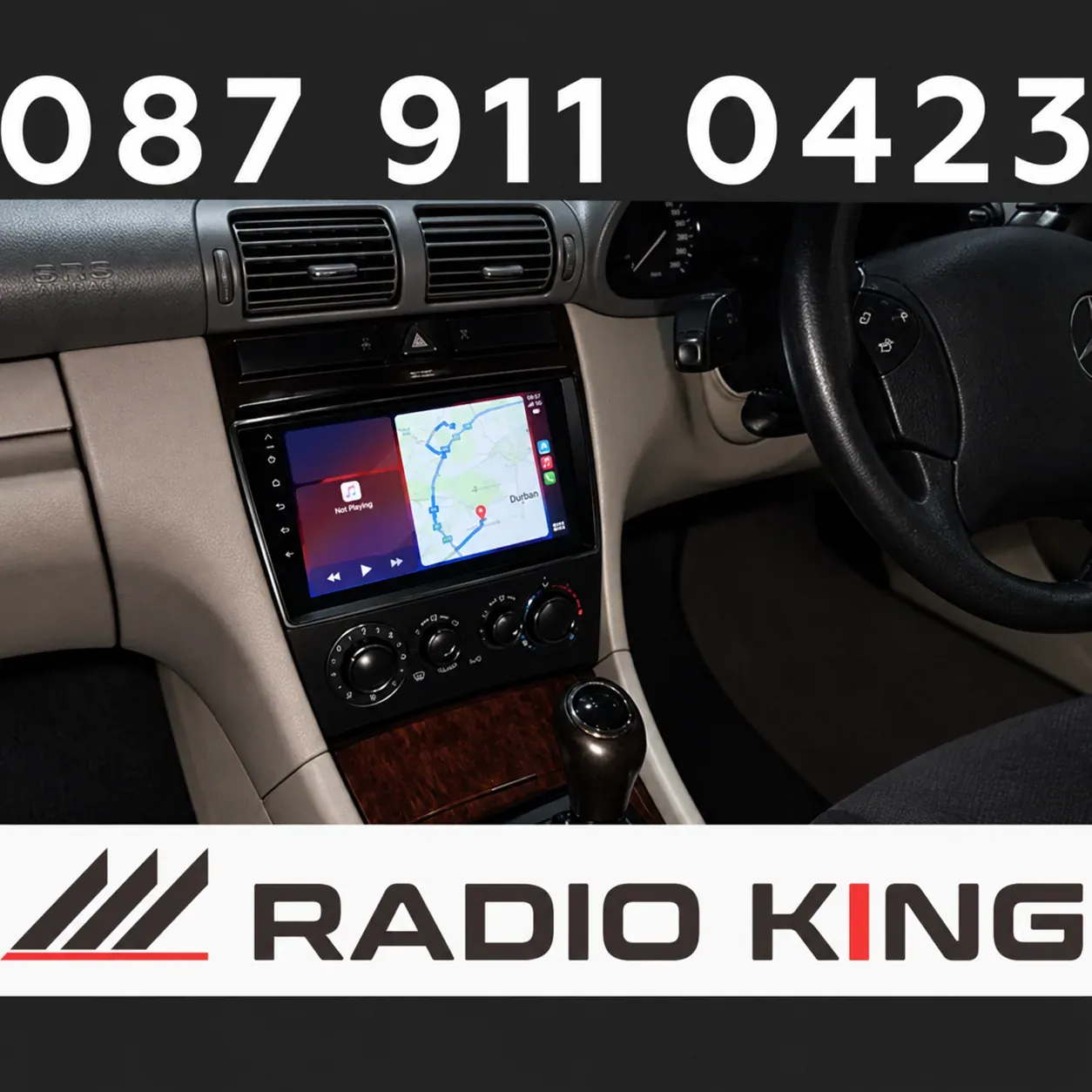 Apple CarPlay & Android Auto — Mercedes C200 — photo 1