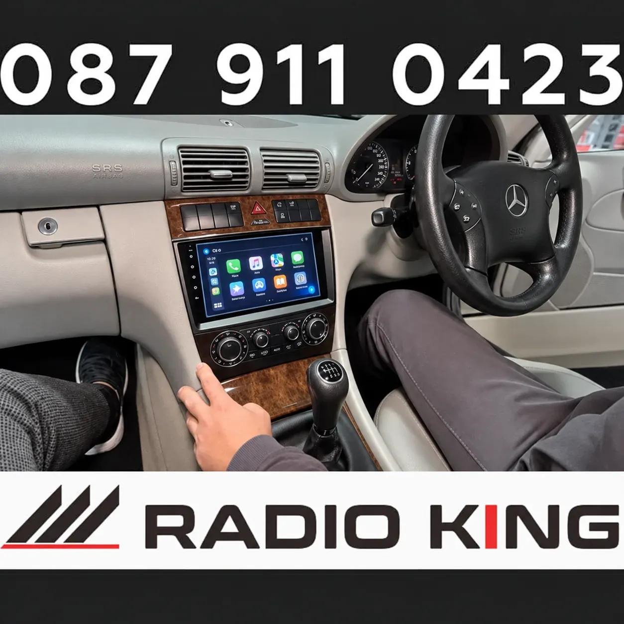 Apple CarPlay & Android Auto — Mercedes C200