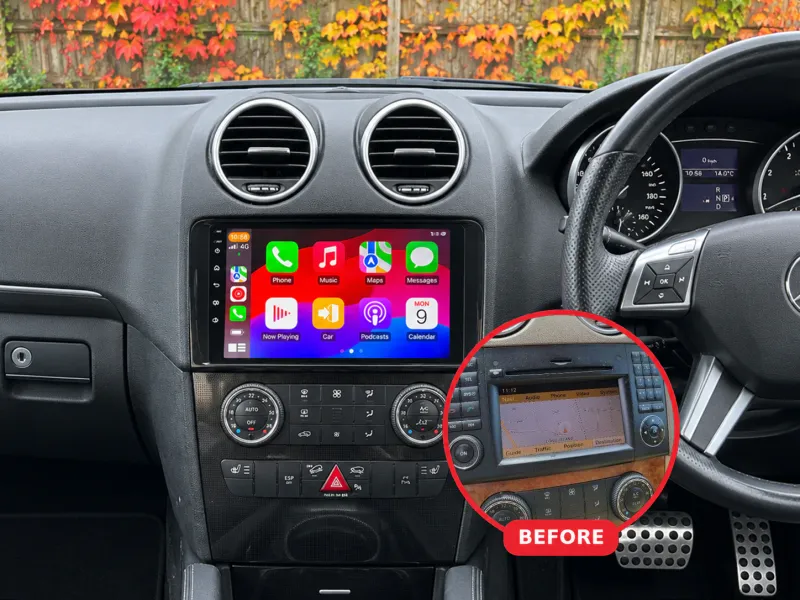 Mercedes-Benz M-Class / ML Apple CarPlay & Android Auto Radio