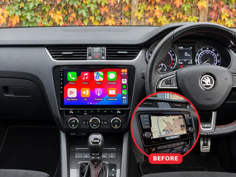 Skoda Octavia Apple CarPlay & Android Auto Radio