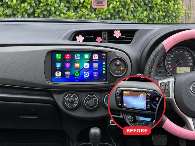 Toyota Yaris Apple CarPlay & Android Auto Radio