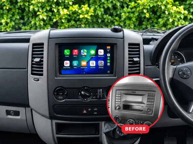 Volkswagen Crafter Apple CarPlay & Android Auto Radio