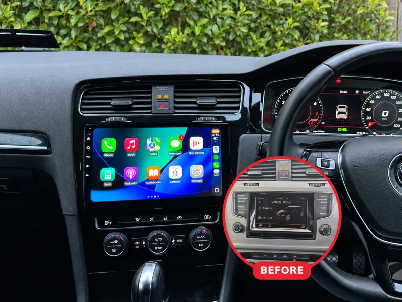 Volkswagen Golf MK7 Apple CarPlay & Android Auto Radio