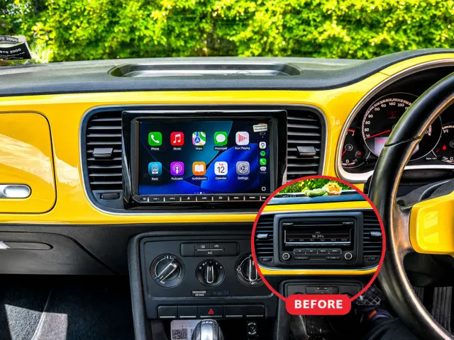 Volkswagen Beetle Apple CarPlay & Android Auto Radio