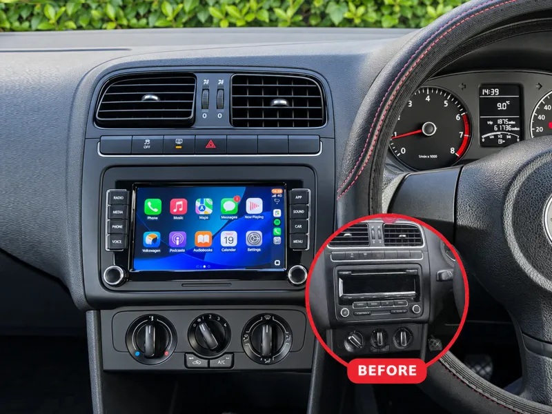 Volkswagen Polo Apple CarPlay & Android Auto Radio