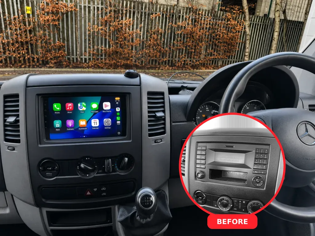 Volkswagen Crafter Apple CarPlay & Android Auto Radio