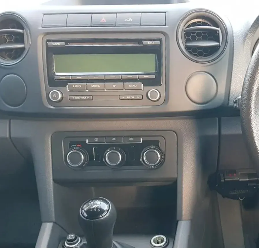 Reversing Camera Install — Volkswagen Amarok — before, factory system