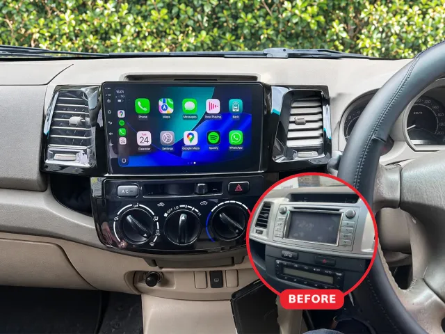 Toyota Hilux Apple CarPlay & Android Auto Radio