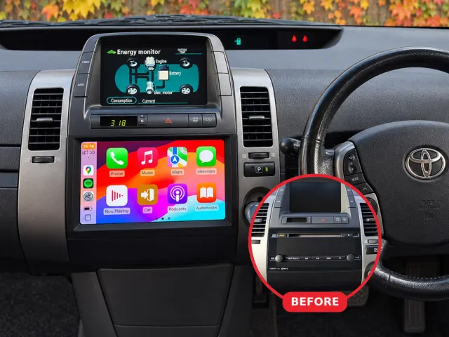 Toyota Prius Apple CarPlay & Android Auto Radio (2006–2008)