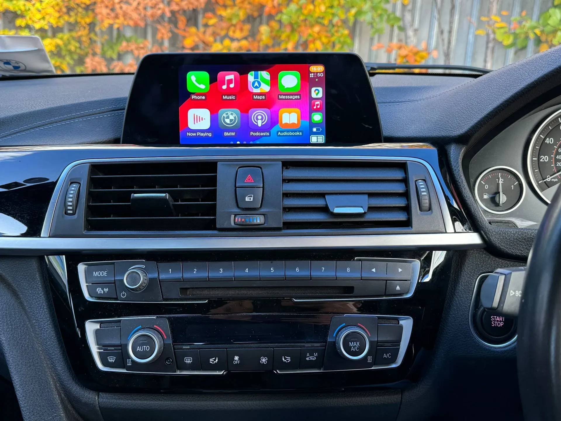 Toyota Prius factory-style Apple CarPlay retrofit in Dublin
