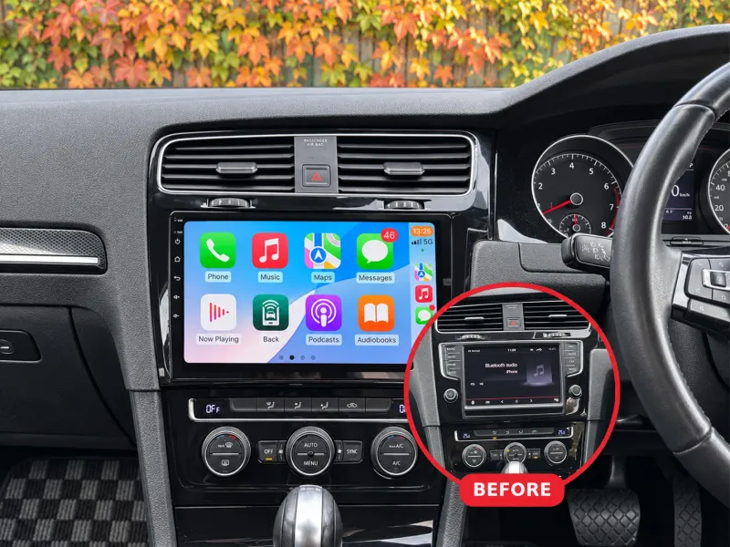 Volkswagen Golf Apple CarPlay & Android Auto Radio