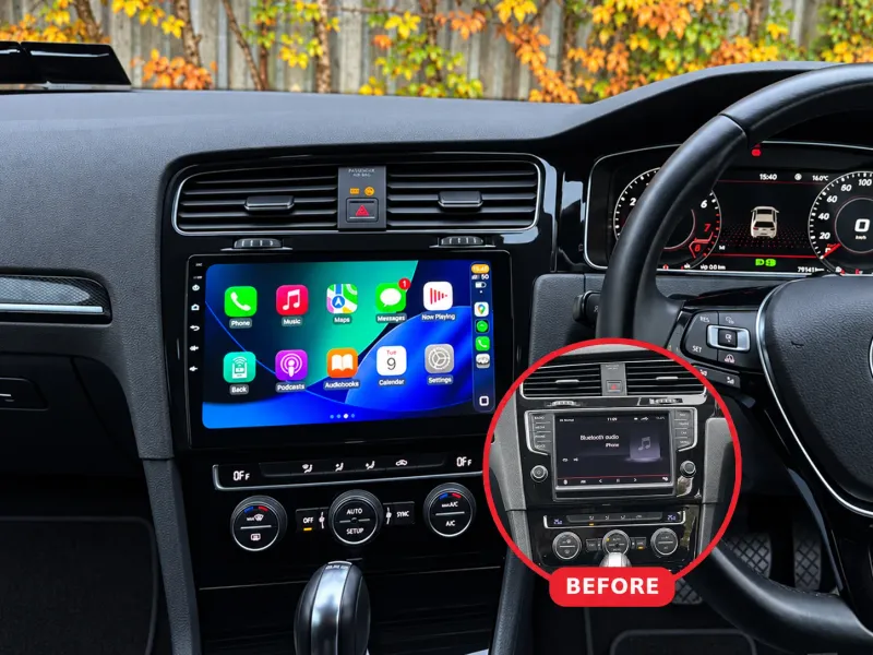 Volkswagen Golf Apple CarPlay & Android Auto Radio